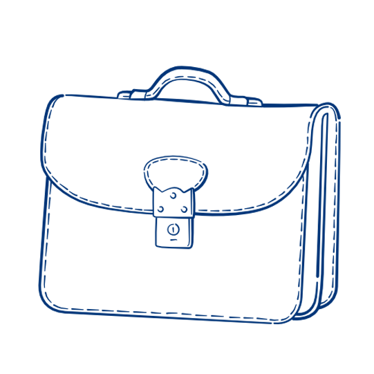 Briefcase illustration - business insurance