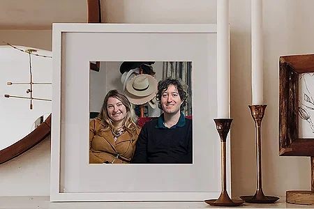 Siobhan and Rob mantelpiece picture - listing